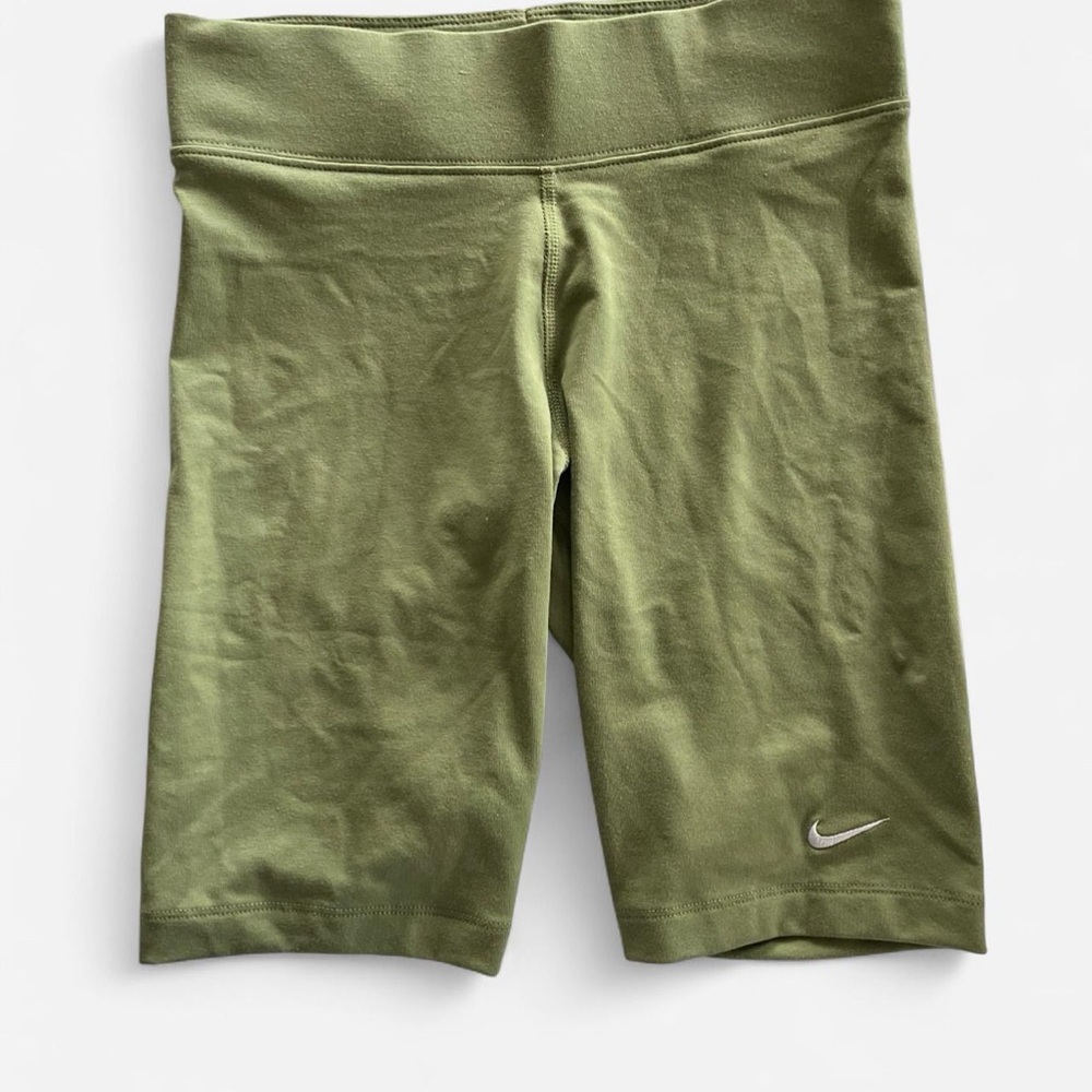 Nike Women's Green Biker Shorts